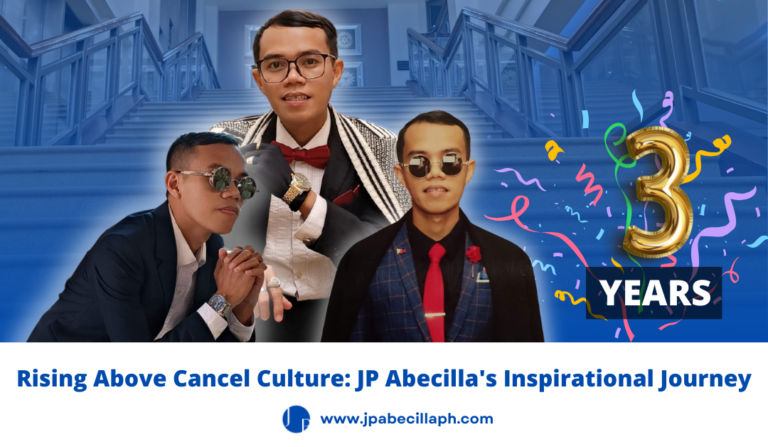 Rising Above Cancel Culture: JP Abecilla's Inspirational Journey on Facebook and Instagram