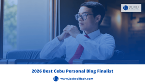 2026 Best Cebu Personal Blog Finalist - JP Abecilla