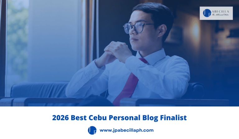 2026 Best Cebu Personal Blog Finalist - JP Abecilla